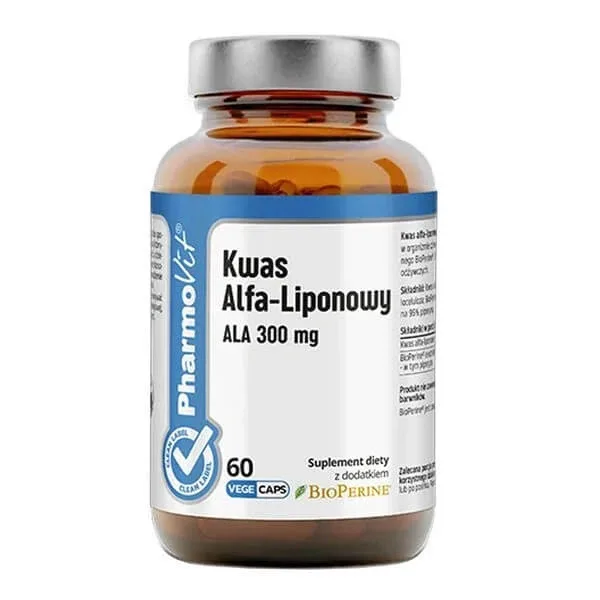 PharmoVit Clean Lable Alpha-Lipoic Acid 300 mg, capsule, 60 buc. — preț și oferte