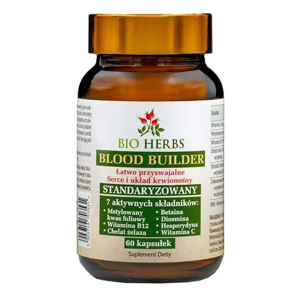 Bio Herbs Blood Builder, capsule, 60 buc. — preț și oferte