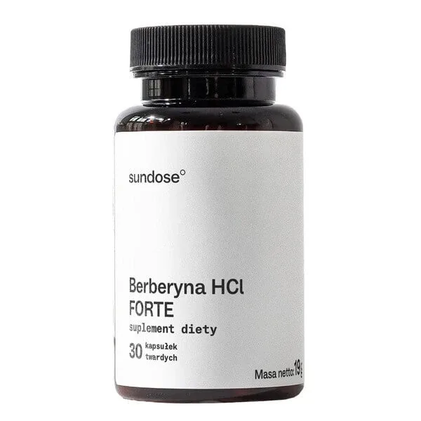 Sundose Berberine HCl Forte, capsule tari, 30 buc. — preț și oferte