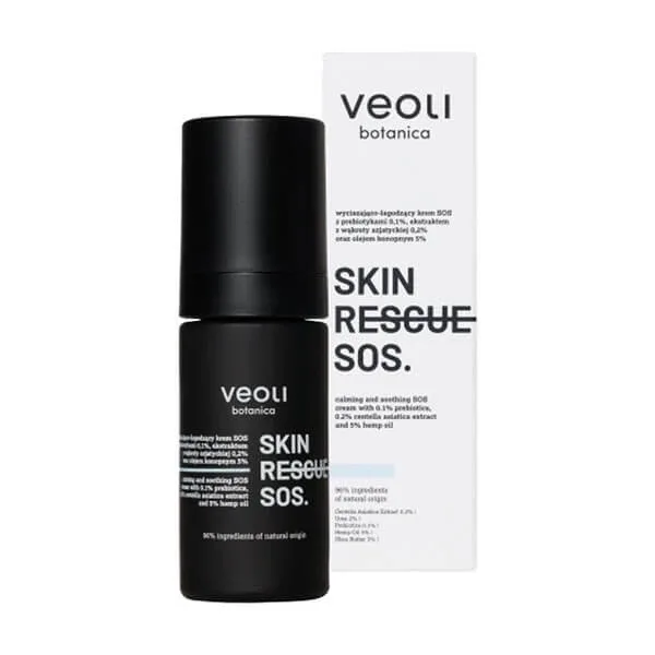 Veoli Botanica Skin Rescue SOS, cremă calmantă și liniștitoare, 30 ml — preț și oferte