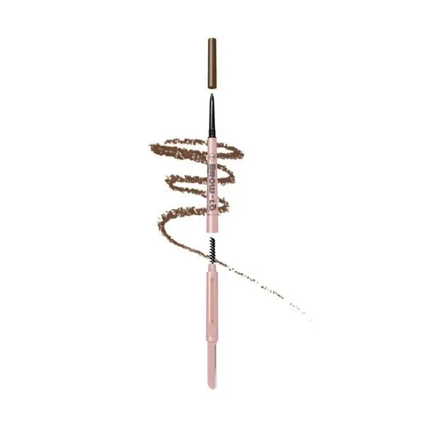 J.Cat Beauty Brow-LA 3-in-1 Mapping &amp; Shaping Brow Pencil, 3-in-1 Brow Styling Pencil, 104 Rich Brown, 0.08 g — preț și oferte
