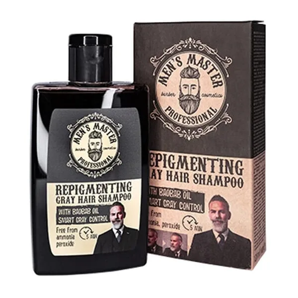Men's Master Professional Repigmenting, șampon pentru păr gri, 120 ml Men's Master — preț și oferte