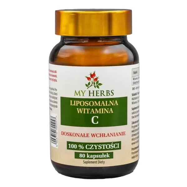 My Herbs Vitamina C lipozomală, capsule, 80 buc. — preț și oferte