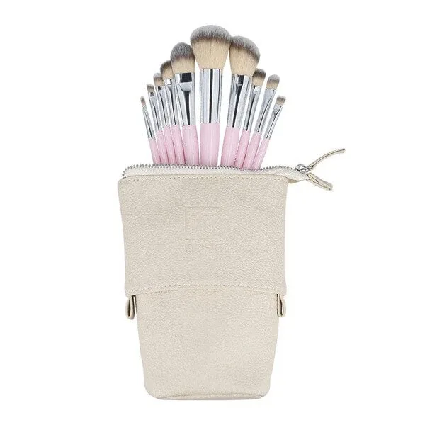 Ilu Basic set de 10 pensule de machiaj + husă, roz — preț și oferte