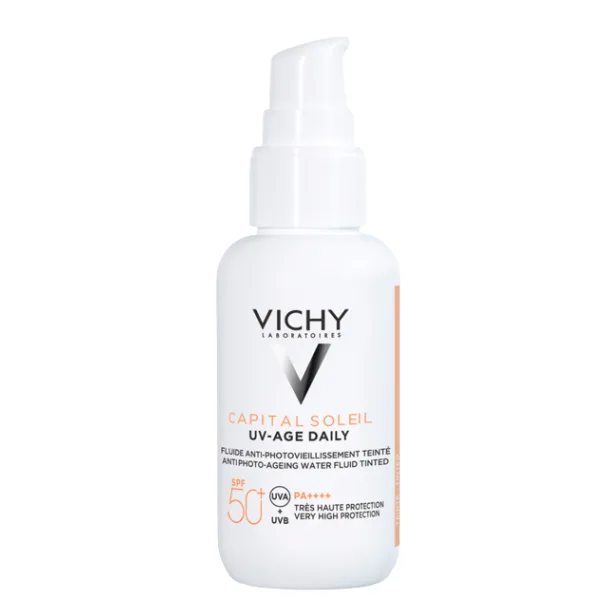 Fluid colorat UV-AGE DAILY SPF 50 anti-imbatranire, Capital Soleil, Vichy | 40 ml — preț și oferte
