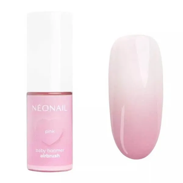 NEONAIL Baby Boomer Airbrush Pink, lac de unghii cu atomizor, roz, 5 g — preț și oferte