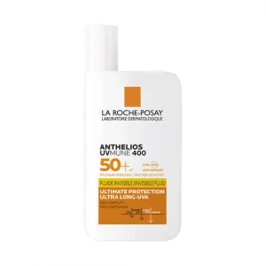 Fluid invizibil fara parfum pentru protectie solara SPF 50+ Anthelios UVmune | 50 ml