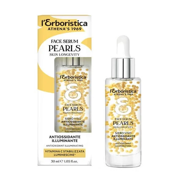 L'Erboristica Pearls, ser facial cu vitamina C stabilizată + Luminescine, 30 ml L'Erboristica — preț și oferte