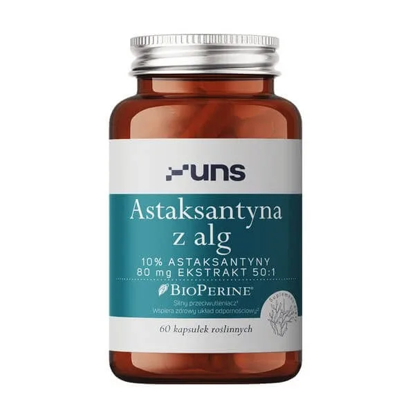 Uns Astaxantină din alge, capsule tari, 60 buc. — preț și oferte