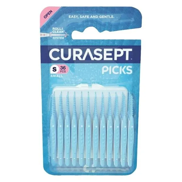 Curasept Picks Small, scobitori din silicon, 36 buc. — preț și oferte
