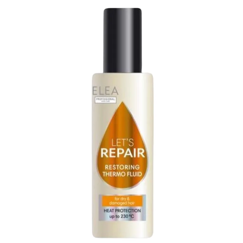 Fluid reparator cu protectie termica pentru par uscat si deteriorat, Elea Let's Repair | 150 ml SOLVEX COSMETICS INFINITY — preț și oferte