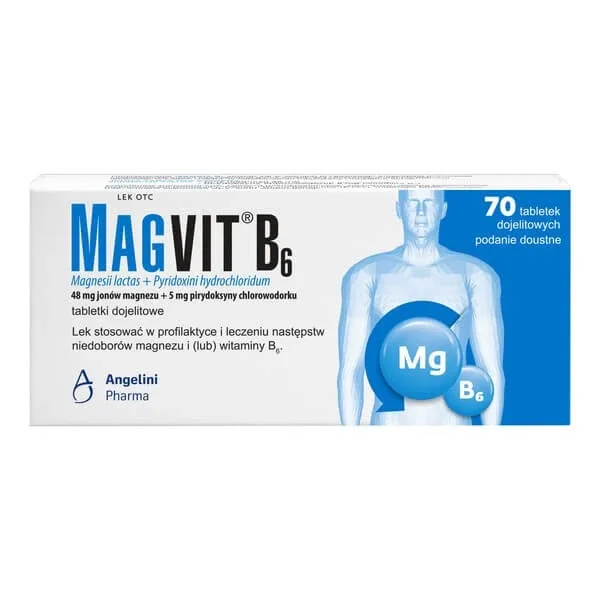 Magvit B6 comprimate enterale, 70 buc. — preț și oferte