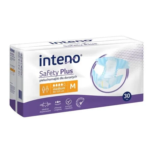Inteno Safety Plus, scutece pentru adulți, M, 30 buc. — preț și oferte
