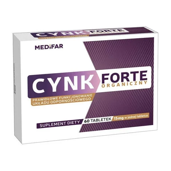 Medifar Organic Zinc Forte, comprimate, 60 buc. — preț și oferte