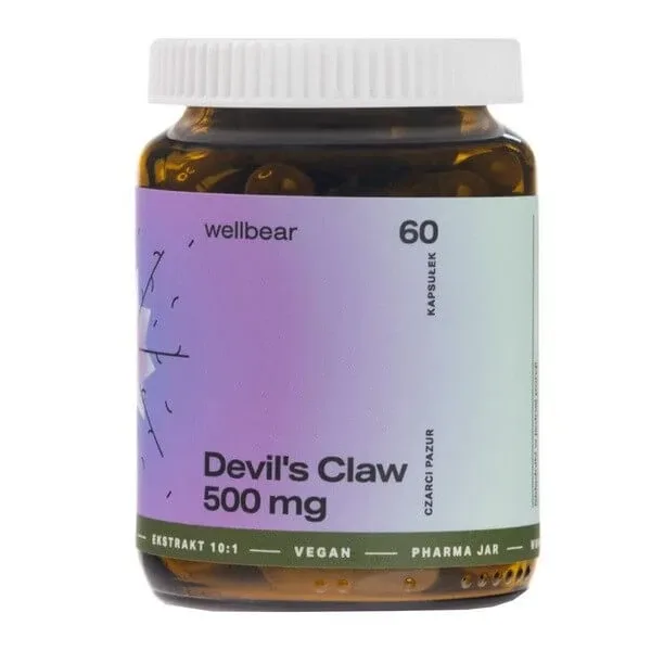 Wellbear Gheara diavolului 500 mg, capsule, 60 buc. — preț și oferte