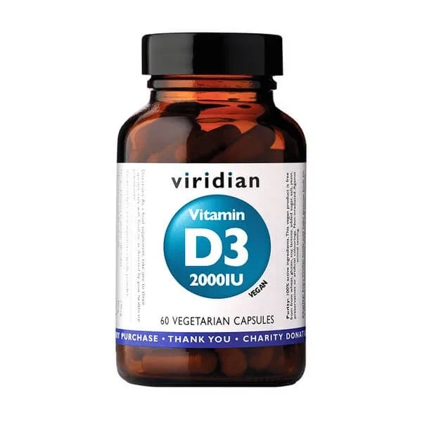 Viridian Vitamina D3 2000IU, capsule, 60 buc. — preț și oferte