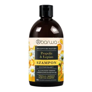 Barwa Receptury Natury, șampon de curățare, Propolis &amp; Brusture, 380 ml