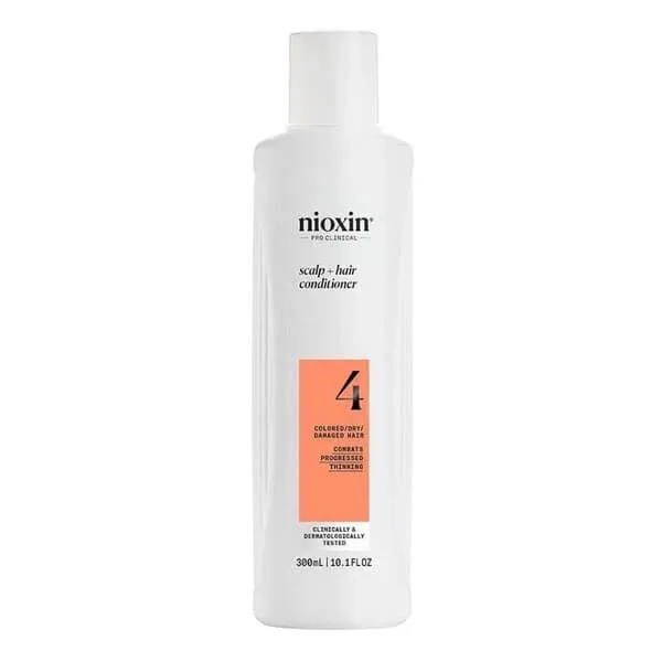 Nioxin System 4 Scalp + Hair Conditioner, Balsam pentru întărirea părului vopsit cu subțiere progresivă, 300 ml — preț și oferte