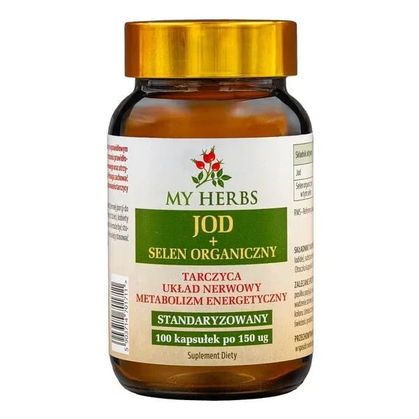 My Herbs Iod + Seleniu organic, capsule, 100 buc. — preț și oferte