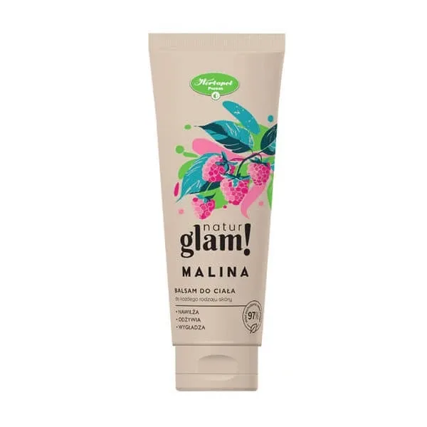 Natur Glam!, loțiune de corp, Zmeură, 250 ml — preț și oferte