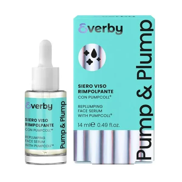 Everby Pump&amp;Plump, ser facial de fermitate cu Pumpcola, 14 ml — preț și oferte