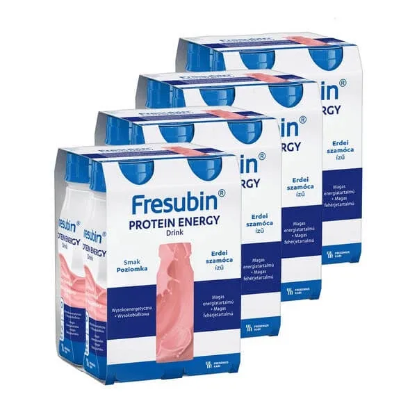 Fresubin Protein Energy Drink, lichid cu aromă de fragi, 16x200 ml — preț și oferte