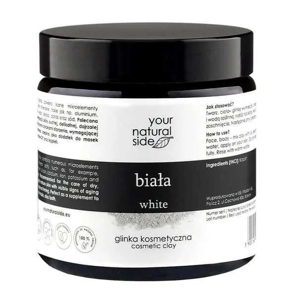Partea ta naturală, argilă cosmetică, albă, 75 g — preț și oferte