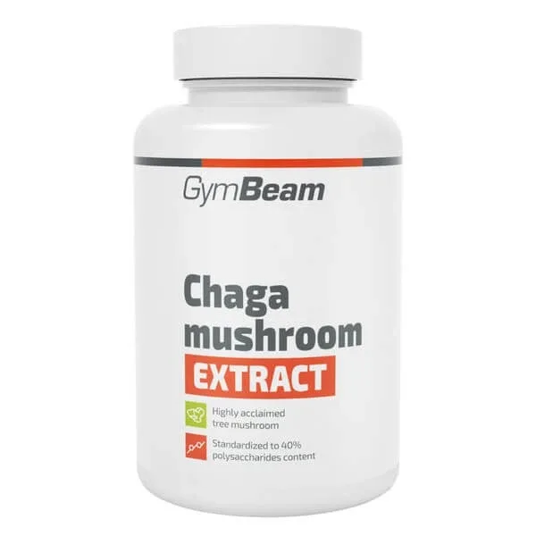 GymBeam Ciupercă Chaga extract, capsule, 90 buc. — preț și oferte