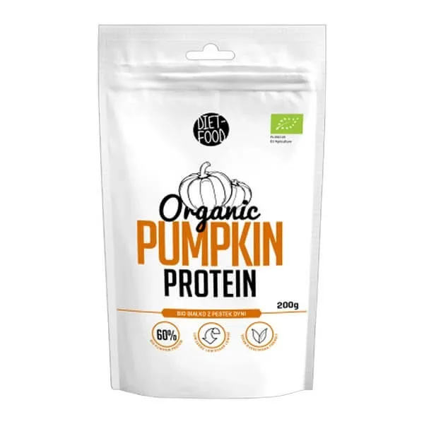 Diet-Food, proteine organice din dovleac, proteine din semințe de dovleac, 200 g — preț și oferte