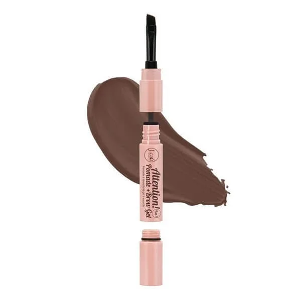 J.Cat Beauty, Attention!, Pomadă gel 4 în 1 pentru stilizarea sprâncenelor, 102 maro închis, 2.7 g — preț și oferte
