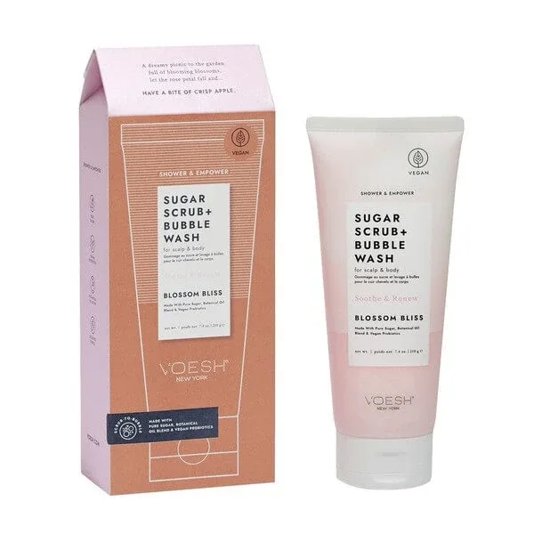 Voesh, scrub de curățare cu zahăr, blossom bliss, 210 g — preț și oferte