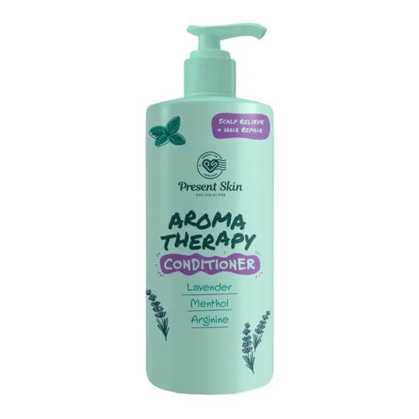 Present Skin Aromatherapy, balsam hidratant și fortifiant cu lavandă și mentol, 500 ml — preț și oferte