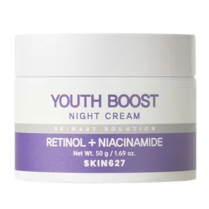 Skin627 Youth Boost, cremă de noapte întineritoare cu retinol și niacinamidă, 50 g