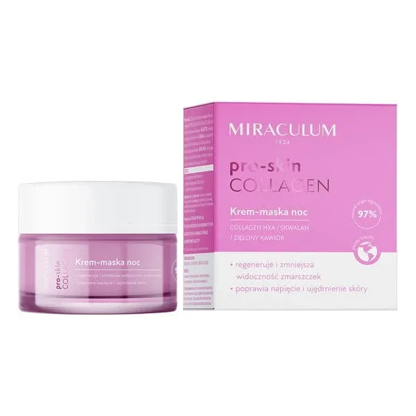 Miraculum Pro-Skin Colagen, cremă-mască de noapte, 50 ml — preț și oferte