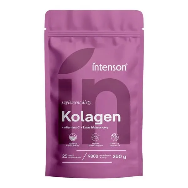 Intenson Colagen + Vitamina C + Acid hialuronic, pulbere, 250 g — preț și oferte
