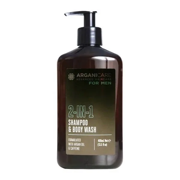 Arganicare For Men 2in1, șampon și gel de duș, 400 ml — preț și oferte