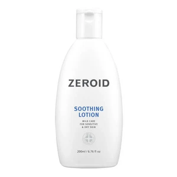 Loțiune calmantă Zeroid, emulsie pentru pielea uscată, iritată și sensibilă, 200 ml — preț și oferte