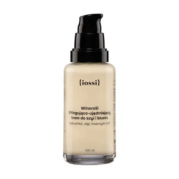Iossi Vine, cremă pentru gât și bust cu bacchio, cu efect de lifting și fermitate, 100 ml — preț și oferte