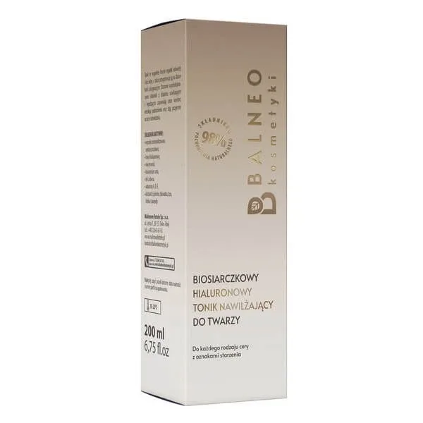 Balneokosmetics, tonic hialuronic biosulfurat sub formă de ceață facială, 200 ml — preț și oferte