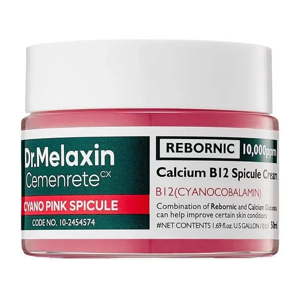 Dr.Melaxin Cemenrete Cyano Pink Spicule Cream, cremă regenerantă cu spicule și vitamina B12, 30 ml — preț și oferte