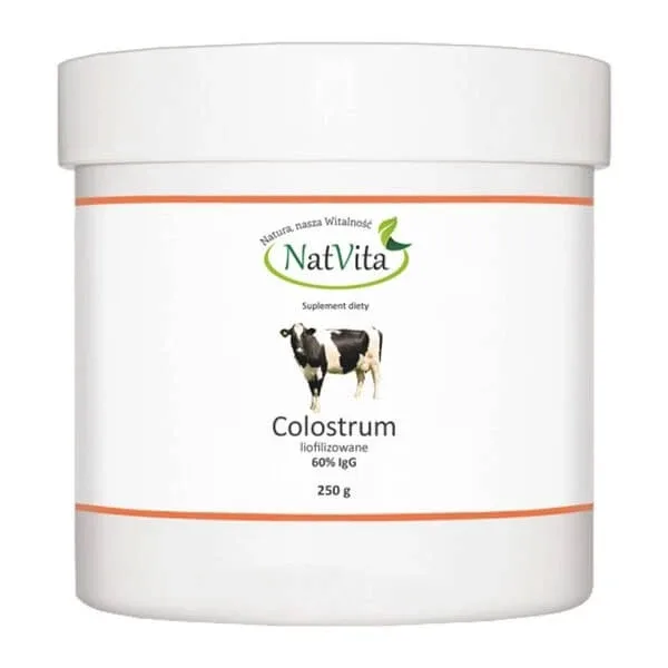 NatVita Colostrum liofilizat 60% IgG, pulbere, 250 g — preț și oferte