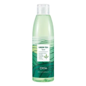 Ottie Green Tea Toner, tonic facial revitalizant cu ceai verde, 200 ml