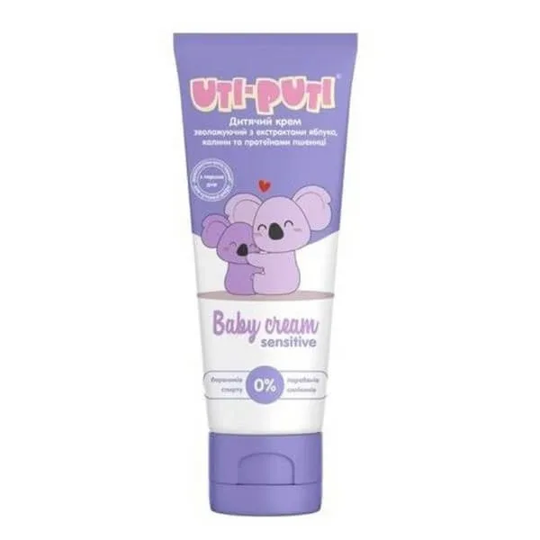 Uti-Puti, cremă hidratantă pentru copii cu extract de mere și proteine de grâu, 75 ml — preț și oferte