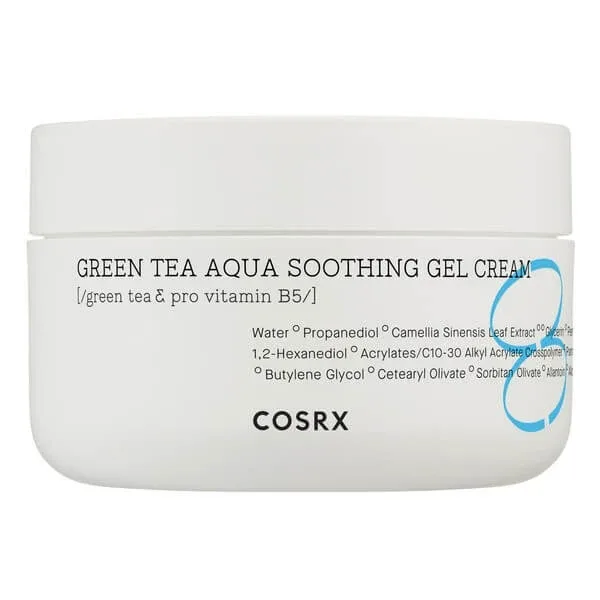 Cosrx Hydrium Green Tea Aqua Soothing Gel Cream, gel-cremă de față hidratant și răcoritor, 50 ml — preț și oferte