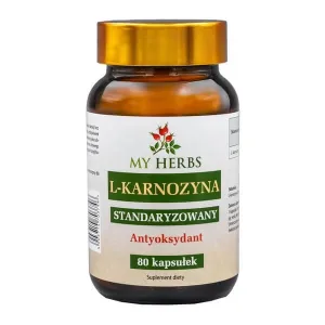 My Herbs L-carnosină, capsule, 80 buc.