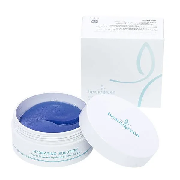 Beauugreen Coral &amp; Aqua, tampoane hidrogel pentru ochi, 60 buc. — preț și oferte