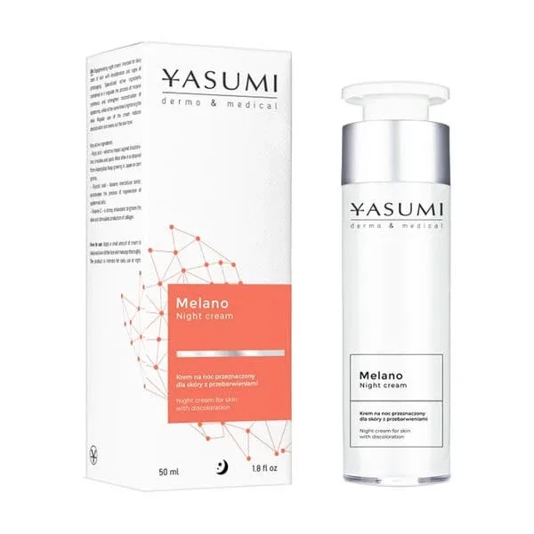 Yasumi, Melano Night Cream, Cremă de noapte pentru pielea cu imperfecțiuni, 50 ml — preț și oferte