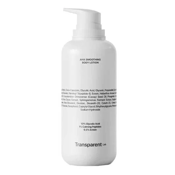 Transparent Lab AHA Smoothing Body Lotion, loțiune de corp cu acizi AHA, 400 ml — preț și oferte