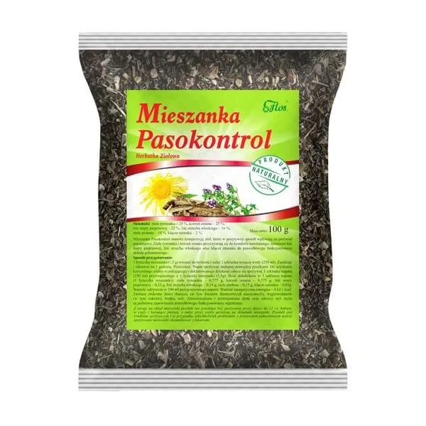 Flos, Amestec de Pasokontrol, ceai de plante, 100 g — preț și oferte
