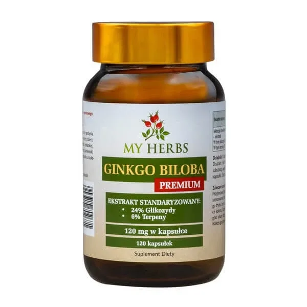 My Herbs Ginkgo Biloba Premium, capsule, 120 buc. — preț și oferte